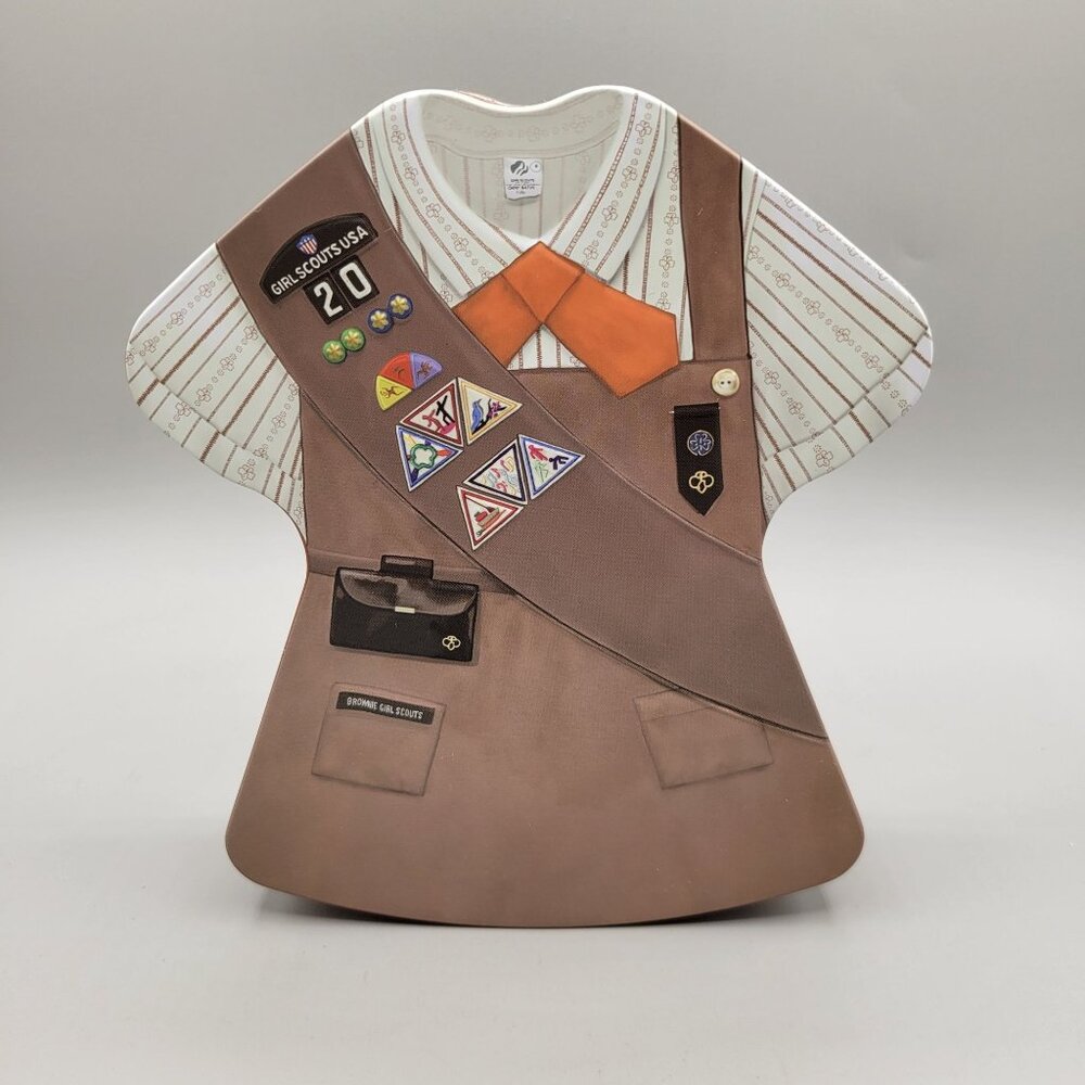 Brownie Girl Scouts of America Commemorative Keepsake Tin Box